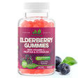 Elderberry Sambucus Gummies with Vitamin C, Echinacea, Propolis for Kids & Adults - 100 Gummies