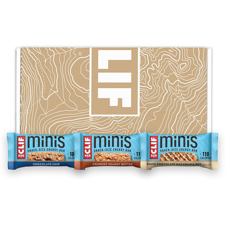 CLIF BAR Minis - Variety Pack - Made with Organic Oats - 4-5G Protein - Non-Gmo - Plant Based - Snack-Size Energy Bars - Amazon Exclusive - 0.99 Oz. (30 Count)