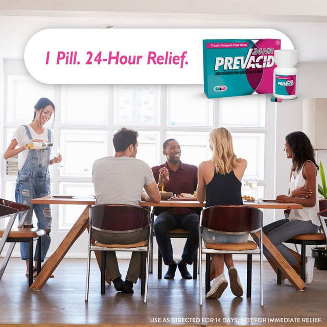 PREVACID 24HR Lansoprazole Delayed-Release Capsules, 15 Mg, 42 Count