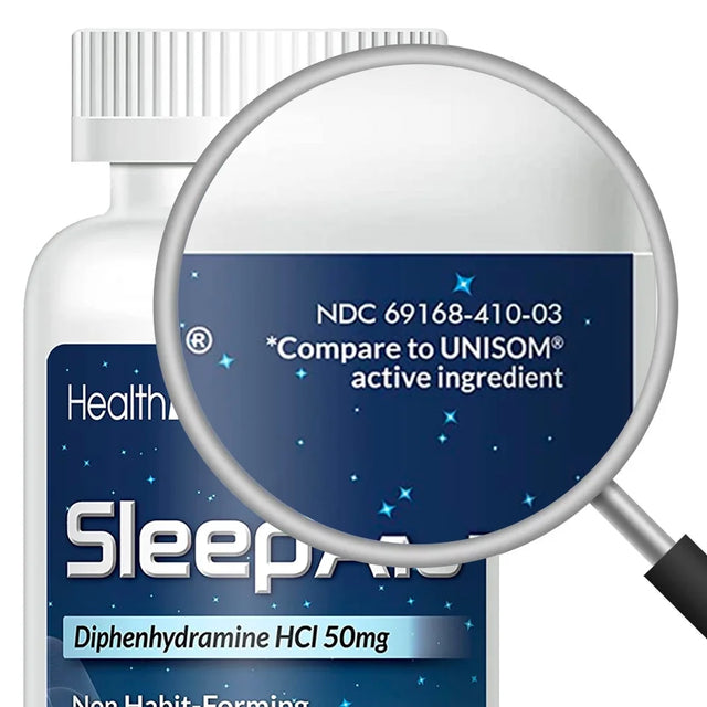 Healtha2Z® Sleep Aid, Diphenhydramine Hcl 50Mg, 250 Softgels, Supports Deeper, Restful Sleeping, Non Habit-Forming