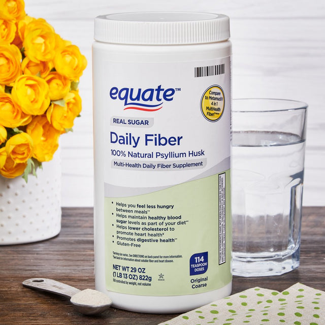 Equate Daily Fiber Powder, 29 Oz