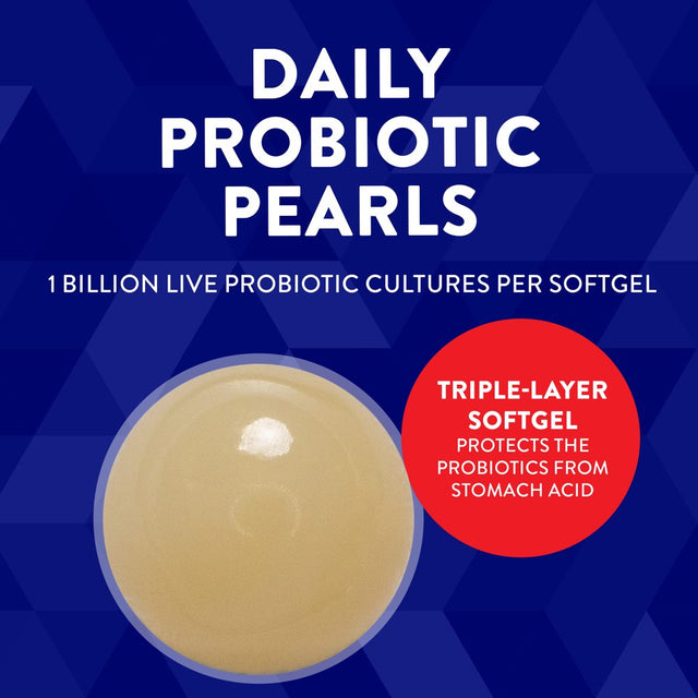 Probiotic Pearls Complete Digestive Health Softgels*, 1 Billion Cultures, Unisex, 30 Count