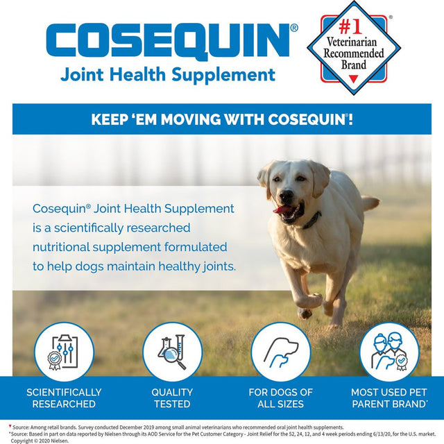 Cosequin Maximum Strength Chewable Tablet for Dogs 75Ct