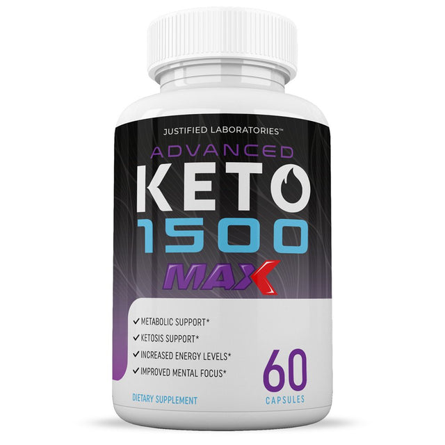 (5 Pack) Advanced Keto 1500 Max 1200MG Pills Ketogenic Supplement Real Exogenous Ketones Ketosis 300 Capsules