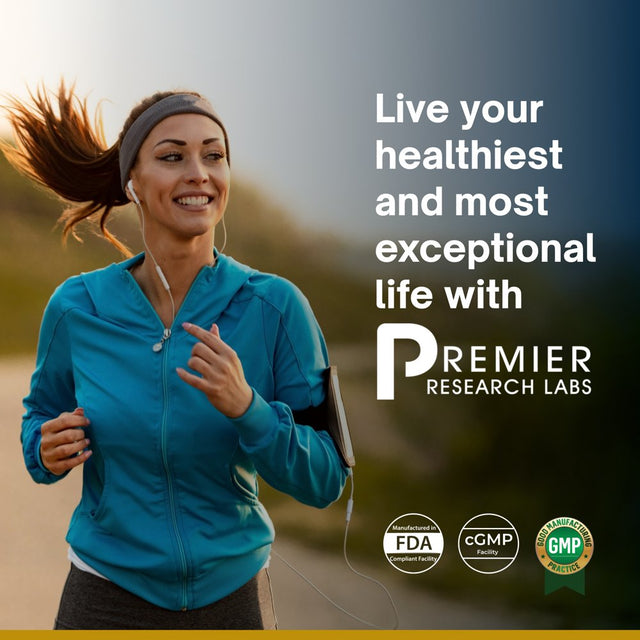 Premier Research Labs Vitamin D3+K2 - Supports Bone & Heart Health - Vegan, Gluten-Free - 30 Plant-Source Capsules