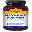 Country Life Maxi-Hair for Men with Saw Palmetto, DIM & Biotin, Hair Support, 60 Softgels, Certified Gluten Free