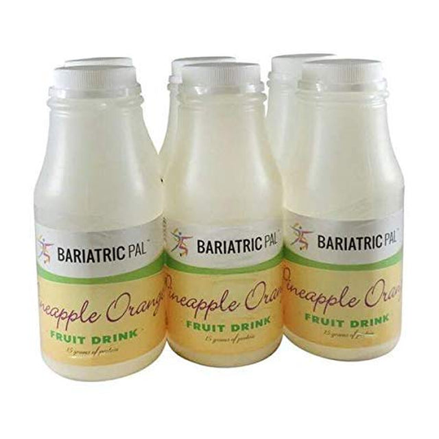 Bariatricpal Ready to Shake Instant 15G Protein Fruit Drink - Pineapple Orange (6 Bottles)