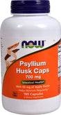 NOW Psyllium Husk Caps -- 700 Mg - 180 Capsules