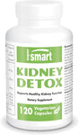 Supersmart - Kidney Detox Formula - Phyllanthus Niruri Extract Helps Prevent Kidney Stones | Non-Gmo & Gluten Free - 120 Vegetarian Capsules