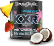 K-XR Pre-Workout Energy Powder | Intense Energy Pre-Workout Drink for Men and Women| Creatine Free | Improves Performance - Enhanced Focus & Increased Endurance | 30 Servings (Miami Vice)