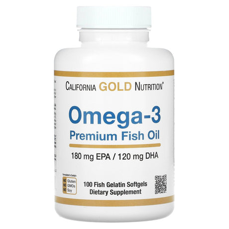 California Gold Nutrition Essential Vitamin and Supplement Bundle, Gold Vitamin C + Vitamin D3 + Omega-3 Premium Fish Oil, Bundle Pack of 3