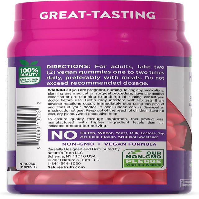 Probiotics for Women | 5 Billion Active Cultures | 40 Vegetarian Capsules | with Cranberry | Non-Gmo, Gluten Free | by Natures Truth