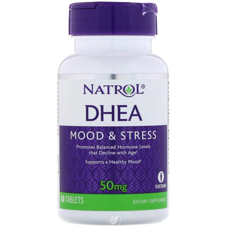 Natrol Dhea Mood & Stress for Balance Hormone Levels 60 Ct