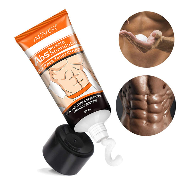 AL'IVER Men Powerful Abdominal Muscle Cream,Slim Cream,Fat Burner, Weight Loss Slimming Enhancer Workout Coconut Body Creams Leg Body Waist Effective anti Cellulite Fat Burning,Tighten Muscles