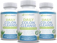 Daily Colon Cleanse 700Mg All Natural 10 Herbs, Vegan Friendly 180 Capsules Fiber, Alfalfa, Aloe Vera, Rhubarb, Gentian, Buckthorn, Goldenseal, Lactobacillus Acidophilus