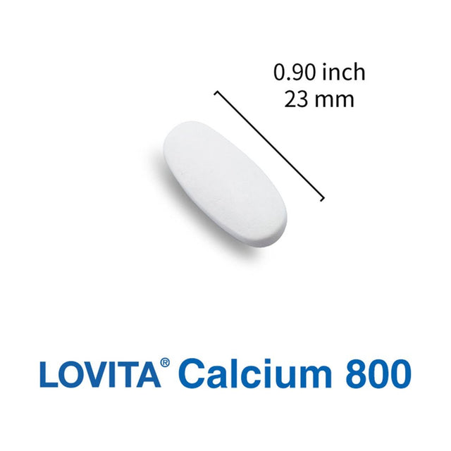 Lovita Calcium 800 Mg, Highly Absorbable Calcium Citrate with Vitamin D3 & K2, Premium 2:1 Ratio with Magnesium, plus Zinc, Copper, Manganese, Vegan Supplement for Bone Health, 120 Tablets (Pack of 3)