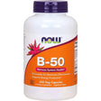 NOW Supplements, Vitamin B-50 Mg, Energy Production*, Nervous System Health*, 250 Veg Capsules