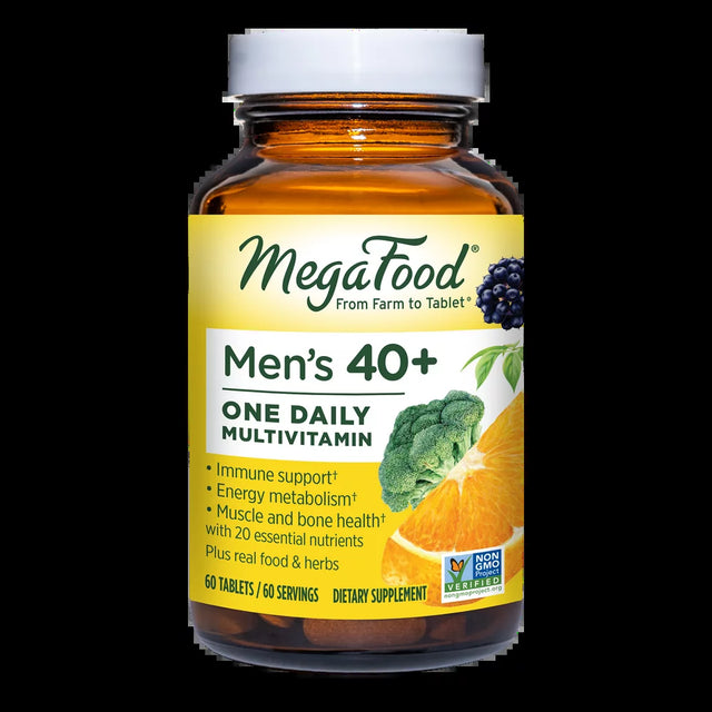 Megafood Men'S 40+ One Daily Multivitamin 60 Tabs