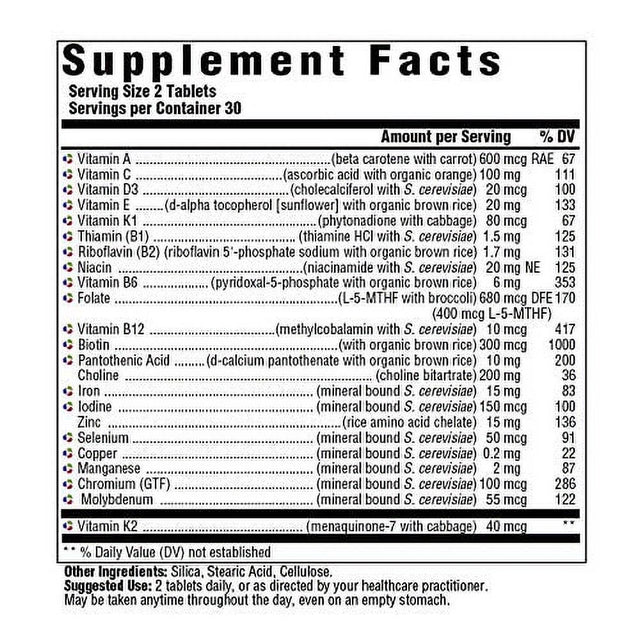 INNATE Response Formulas, Women?S Multivitamin, Daily Vitamin, Non-Gmo, 60 Tablets (30 Servings)