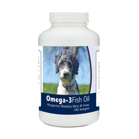 Healthy Breeds 840235184997 Aussiedoodle Omega-3 Fish Oil Softgels, 180 Count