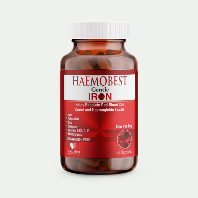 Healthbest Haemobest Capsules Iron Supplement for Adult | 60 Capsules