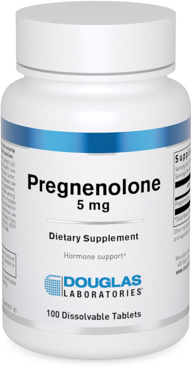 Douglas Laboratories Pregnenolone 5 Mg | Nutritional Supplement | Brain, Ovaries, Liver, Hormone Support* | 100 Tablets