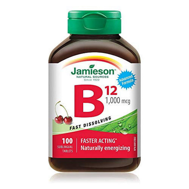 Jamieson Vitamin B12 1,000Mcg Sublingual Tablets. 100 Count