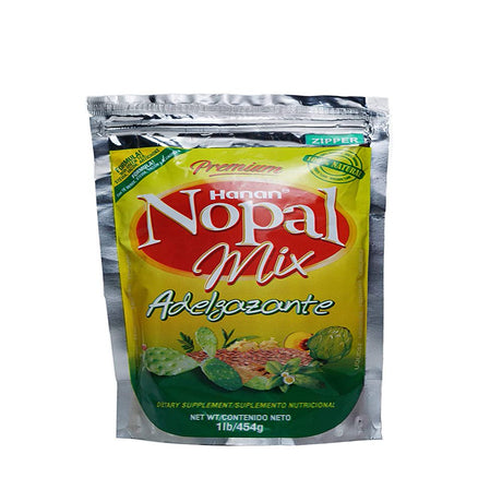 Nopal Mix Linaza plus Adelgazante| 100% Natural High Fiber Blend | 1Lb / 454G |Weight Control, Naturally Aids in Cleansing the Colon, Improved Digestion and Increased Energy