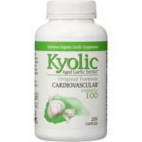 Kyolic Garlic Formula 100 Original Cardiovascular Formula (200 Capsules)