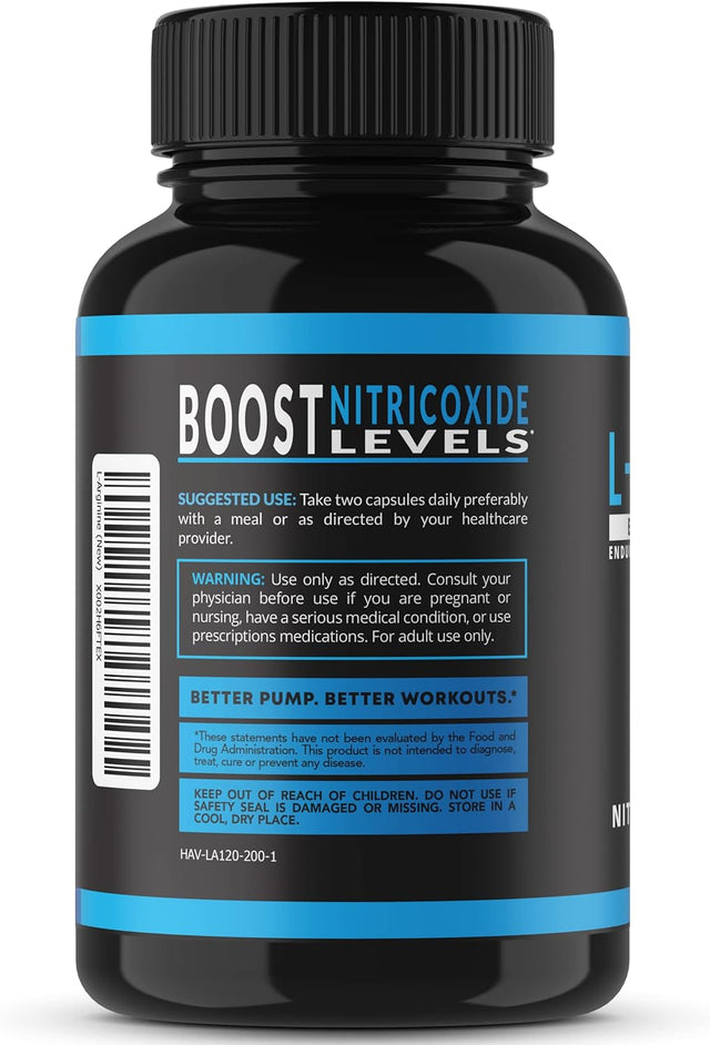 L Arginine Capsules and L Arginine Powder | Ultimate Male Pre Workout Supplements | Nitric Oxide Boost Supports Performance & Endurance | 120 Vegan L-Arginine Capsules & Unflavored L-Arginine Powder