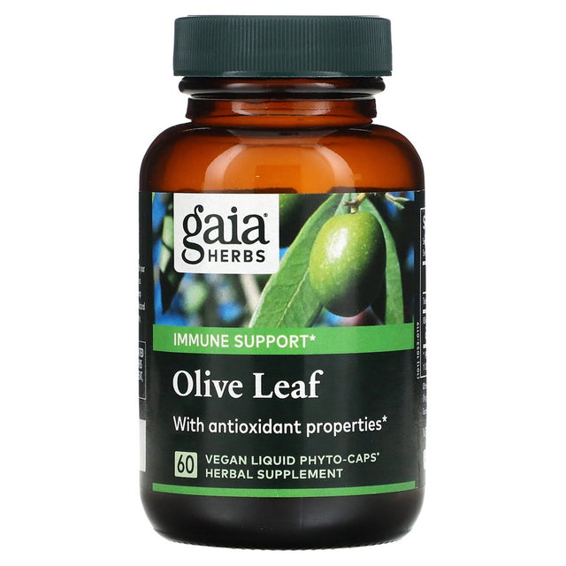 Gaia Herbs, Olive Leaf, 60 Vegan Liquid Phyto-Caps