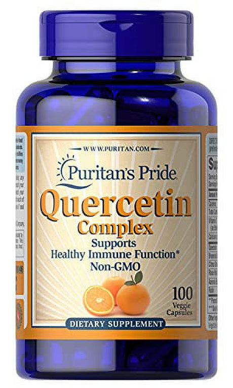 Quercetin Complex with Vitamin C, Supports Upper Respiratory Health*, 100 Ct, by Puritan'S Pride