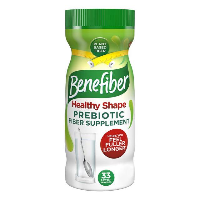 Benefiber Healthy Shape Prebiotic Fiber Powder for Digestive Health, 8.7 Oz