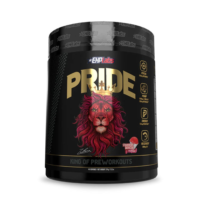 Ehplabs Pride Pre Workout Supplement Powder - Full Strength Pre-Workout Energy Supplement, Sharp Focus, Epic Pumps & Faster Recovery - Blue Slushie (40 Servings)