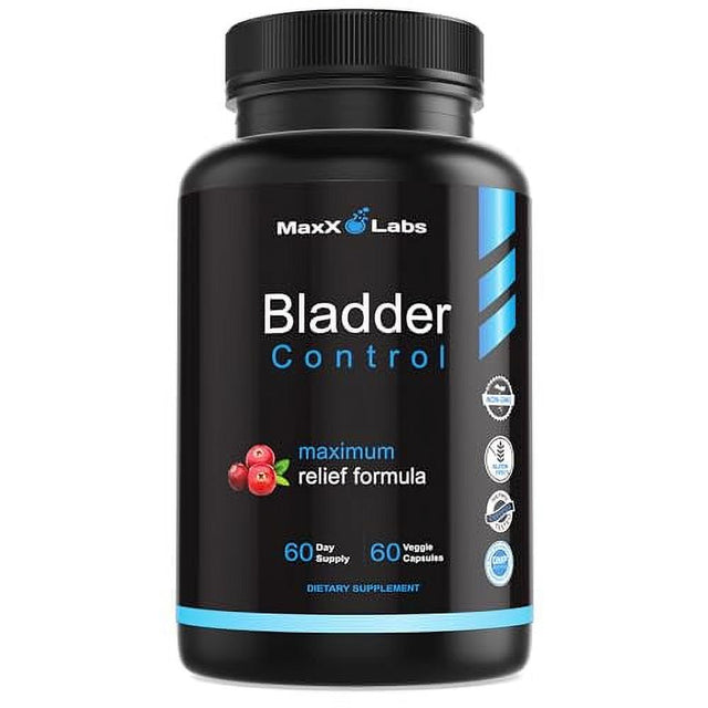 Maxx Labs Bladder Control & UTI Cranberry Pills - Cranberry Supplement for Women - Potent Blend of Vitamin D3, Pumpkin Seed & Cranberry Extract - Supports Urinary Tract Health (Utis) - 60 Ct