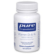 Pure Encapsulations Vitamin D3 & K2 | Bone and Vascular Health Support | 120 Capsules*