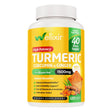 Wellixir Turmeric Supplement Capsules, 95% Curcuminoids W. Bioperine & Ginger Root, 1500Mg High Absorption - 120 Caps