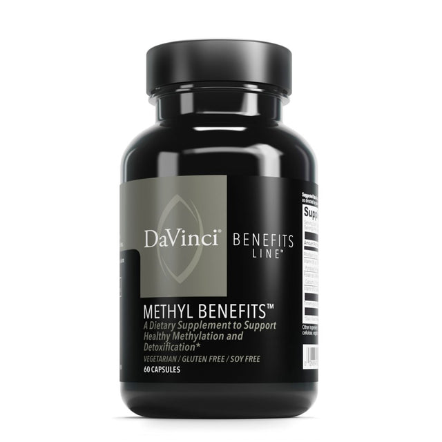 Davinci Labs Methyl Benefits - Support Brain & Heart Health* - 60 Vegetarian Capsules