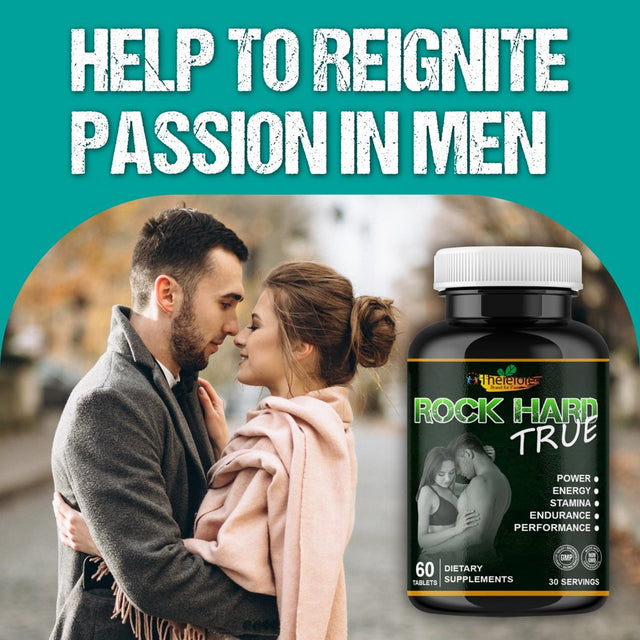 RH True Energy Booster Vitamin Supplements for Men, Support Energy Strength 60 Tablets by Therefore