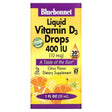 Bluebonnet Liquid Vitamin D3 Drops 10 Mcg (400 IU) Citrus 1 Fl Oz