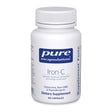 Pure Encapsulations Iron-C | Iron and Vitamin C Supplement to Support Muscle Function, Red Blood Cell Function, and Energy* | 60 Capsules