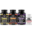 Monster Test Gold Special Edition, Monster Nitric Oxide, Monster PM Sleep Aid & Monster in a Minute Male Enhancement (4-Pack)