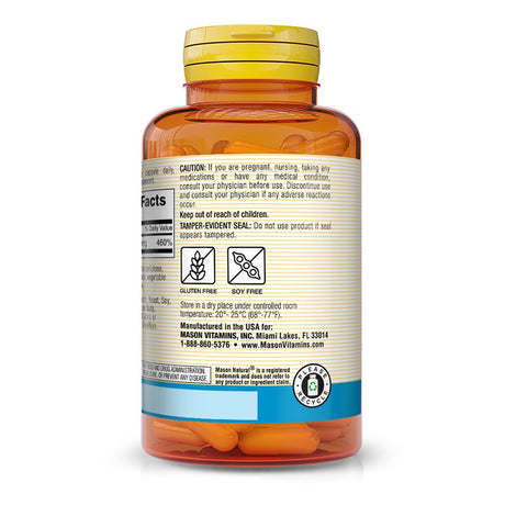 Mason Natural Zinc Sulfate 50 Mg - Improved Immune System Function, Supports Antioxidant Health, Aids Absorption of B Vitamins 100 Capsules