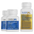 Omegaxl Powerful and Natural Joint Support Supplement 60 Softgels (2 Pack) - Sleep Better and Wake Refreshed, with Sleepxl 60 Capsules