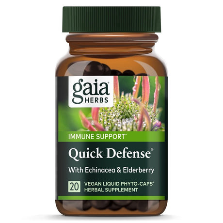 Gaia Herbs Rapidrelief Quick Defense -- 20 Vegetarian Liquid Phyto-Caps