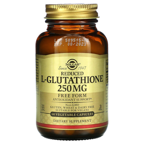 Solgar L-Glutathione 250 Mg - 60 Vegetable Capsules