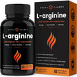 Premium L Arginine Nitric Oxide Supplement | Extra Strength for Energy, Muscle Growth, Heart Health, Vascularity & Stamina | Powerful NO Booster Capsules with L-Arginine & L-Citrulline Powder