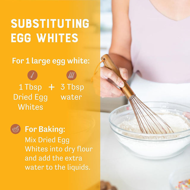 Judee’S Dried Egg White Protein Powder 2 Lb - Pasteurized, USDA Certified, 100% Non-Gmo - Gluten-Free and Nut-Free - Just One Ingredient - Made in USA - Use in Baking - Make Whipped Egg Whites