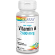 Solaray Dry Form Vitamin a 25,000 IU | Healthy Skin & Eyes, Antioxidant Activity & Immune System Function | 60 Vegcaps