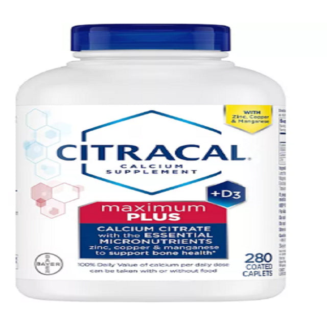 Citracal Calcium Citrate Caplets + D3 (280 Ct.)